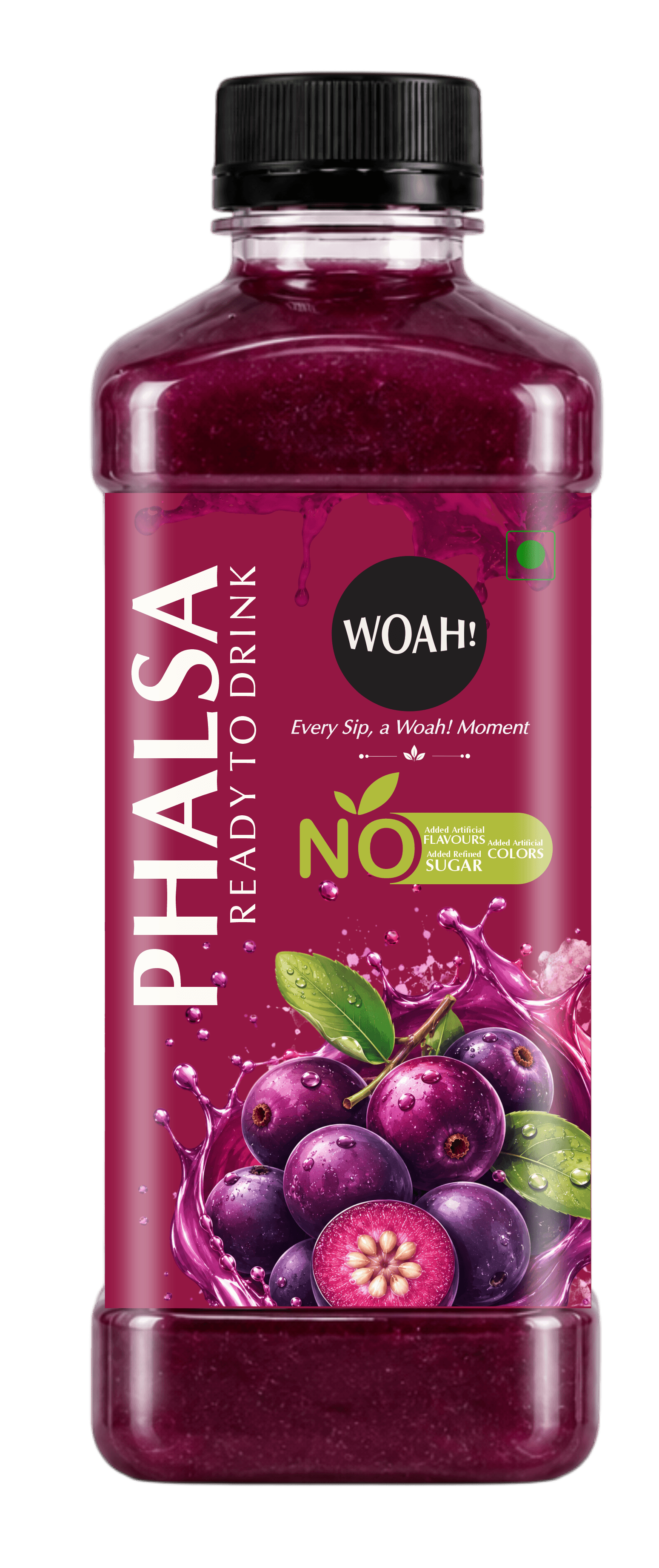 Woah! Phalsa 250 ml ready to drink bottle
