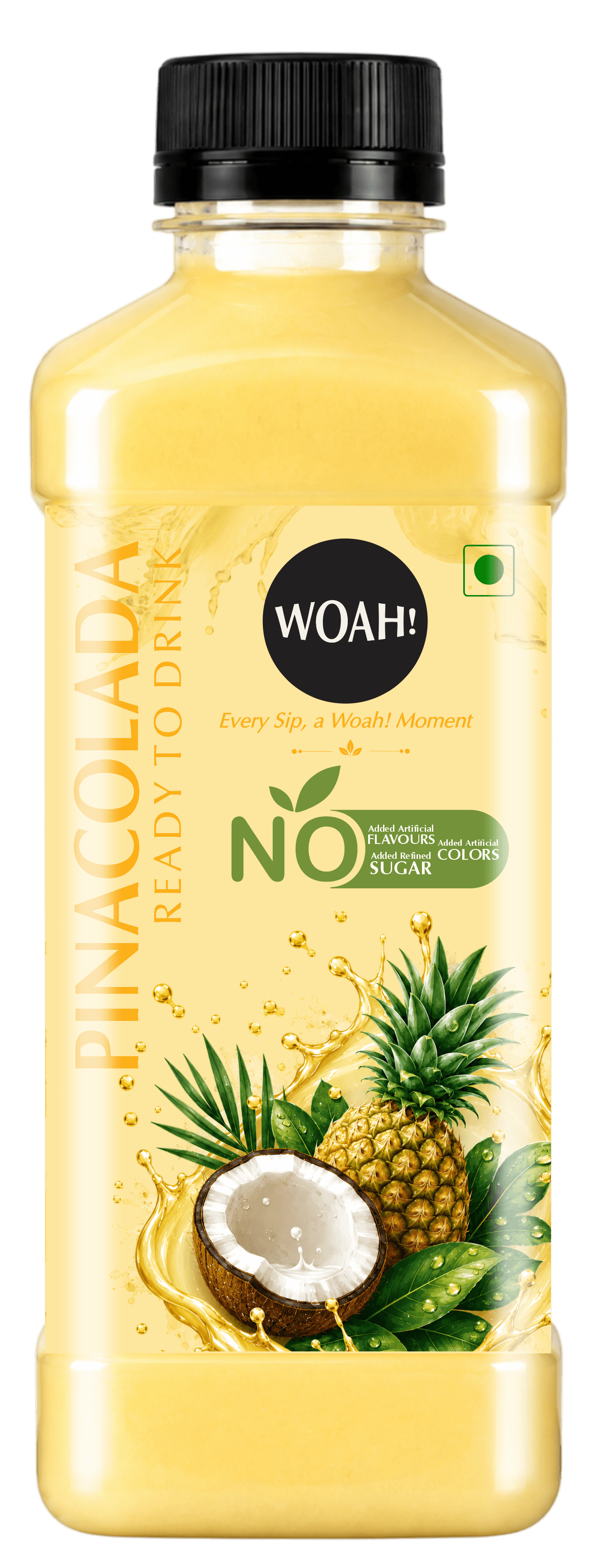 Woah! Pinacolada 250 ml ready to drink bottle